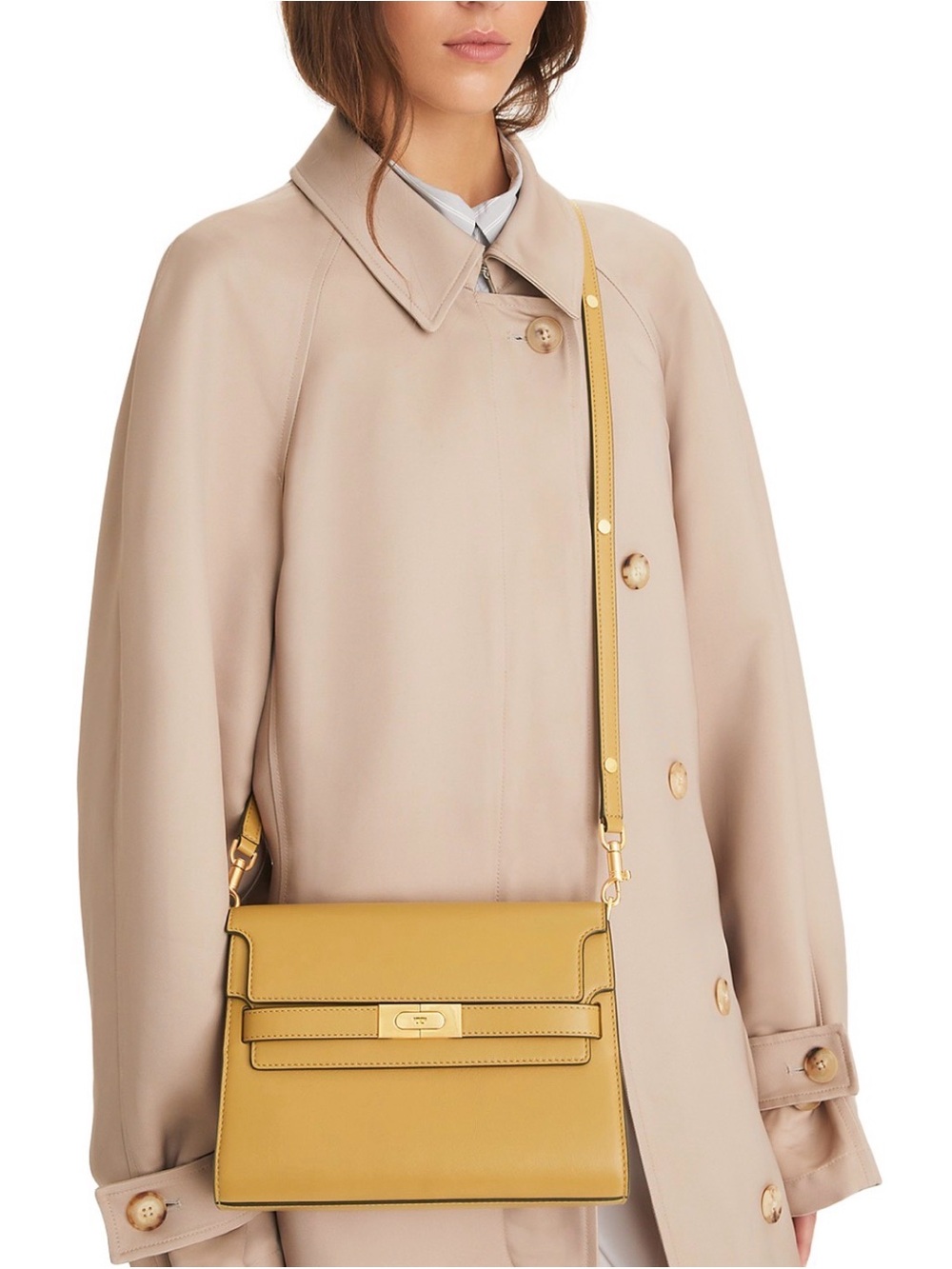 Tory burch LEE RADZIWILL SHOULDER BAG messager- Macadamia